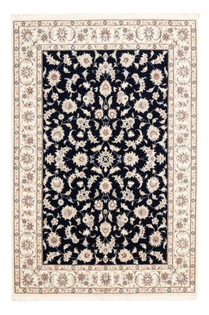 Alfombra Persa - Nain - Prima - 182 x 121 cm - azul oscuro
