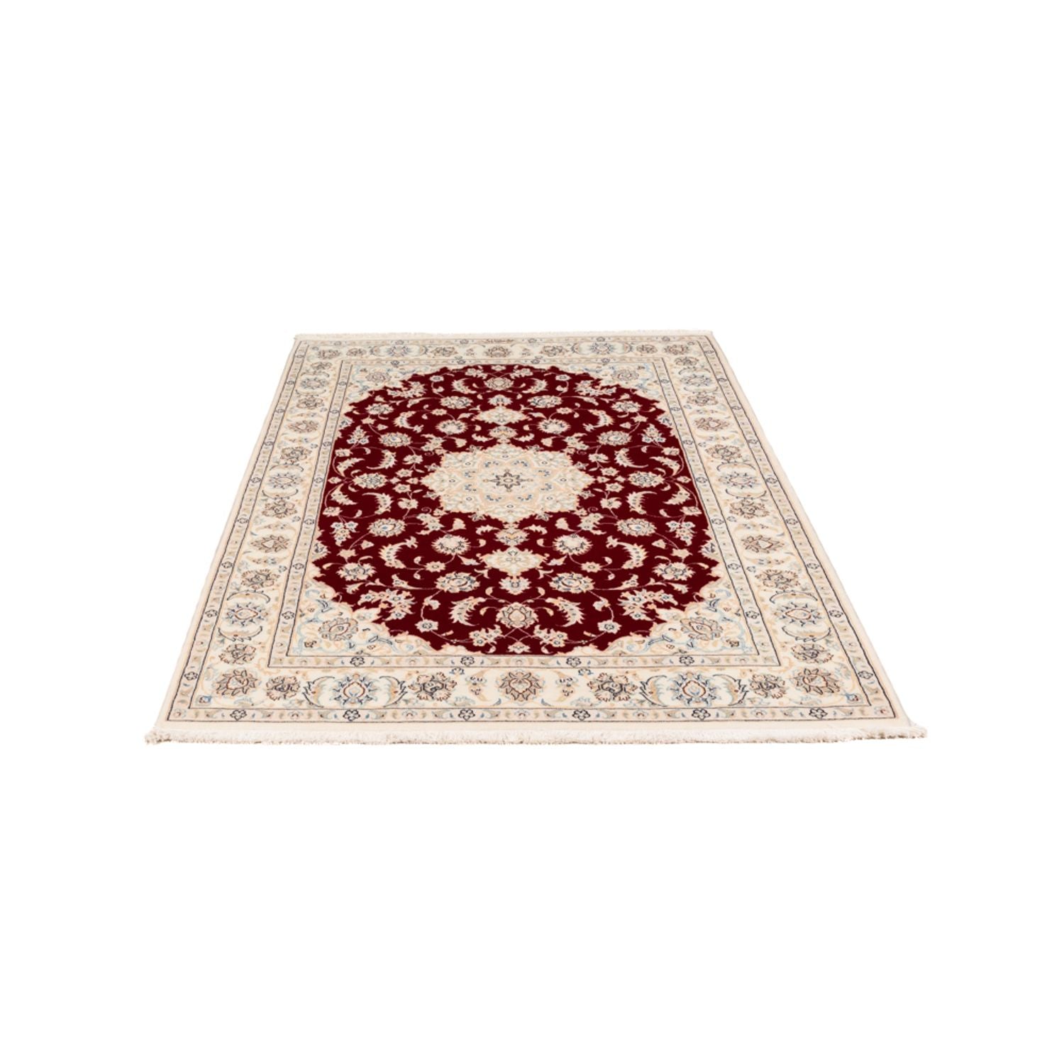Alfombra Persa - Nain - Prima - 176 x 118 cm - rojo