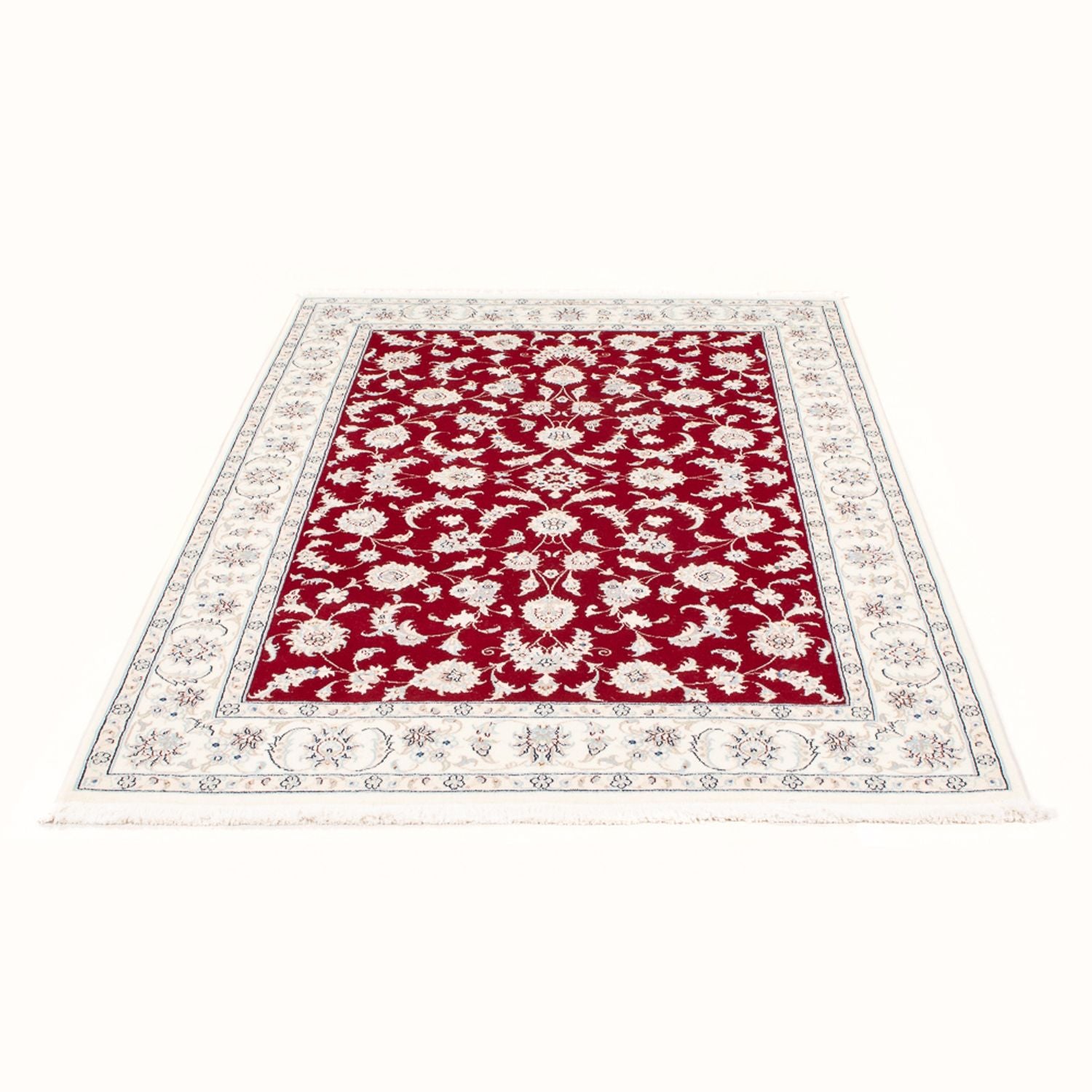 Alfombra Persa - Nain - Real - 177 x 120 cm - rojo