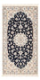 Alfombra Persa - Nain - Prima - 137 x 73 cm - azul oscuro