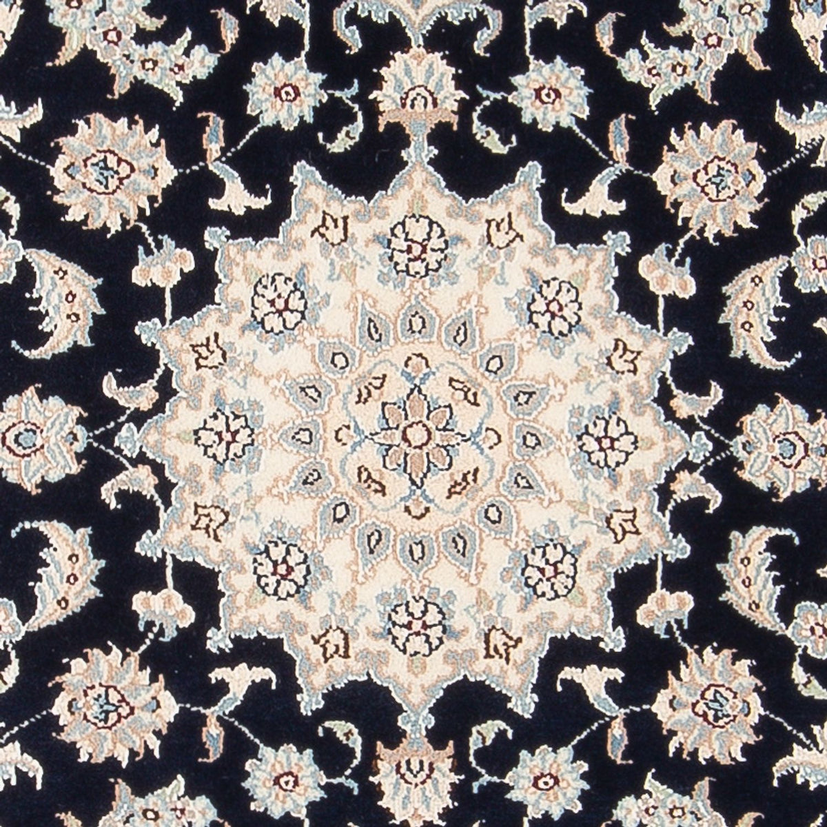 Alfombra Persa - Nain - Prima - 137 x 73 cm - azul oscuro