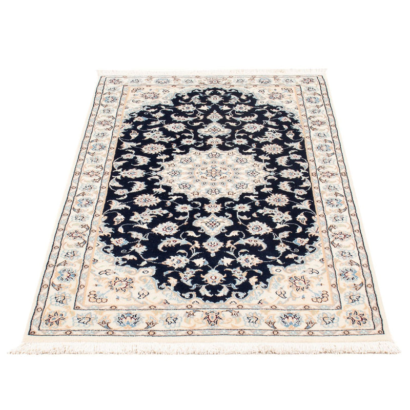 Alfombra Persa - Nain - Prima - 137 x 73 cm - azul oscuro