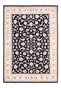 Alfombra persa - Tabriz - 200 x 147 cm - azul oscuro
