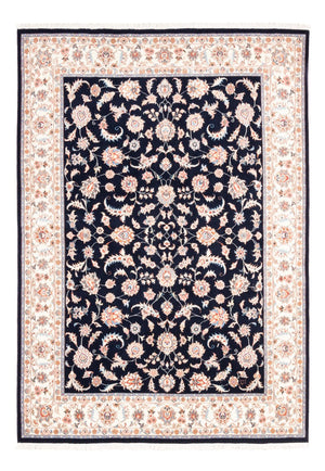 Alfombra persa - Tabriz - 200 x 147 cm - azul oscuro
