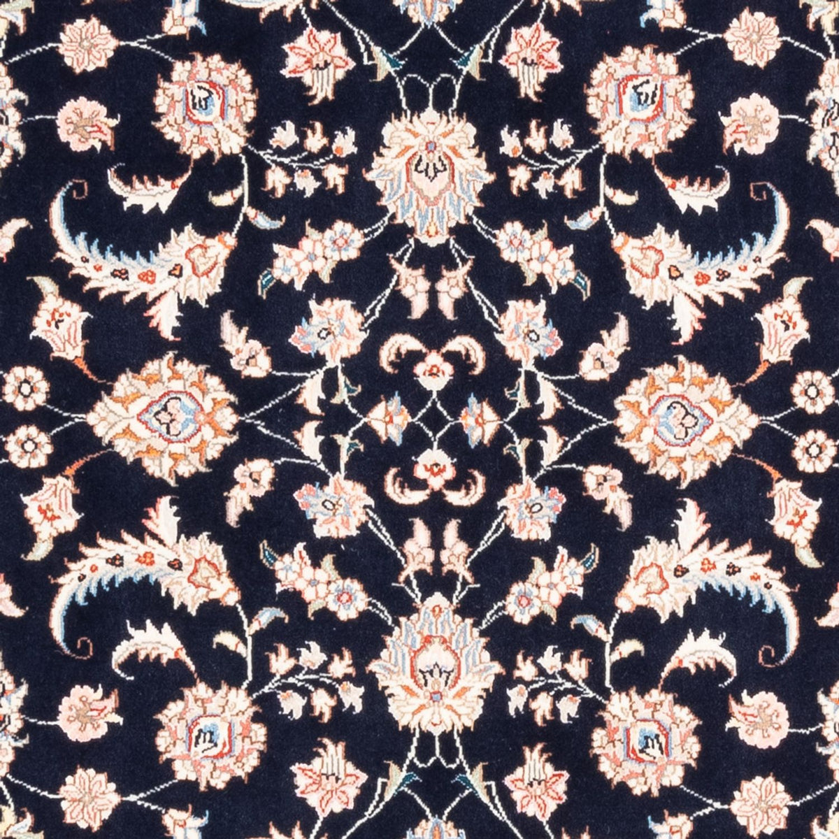 Alfombra persa - Tabriz - 200 x 147 cm - azul oscuro