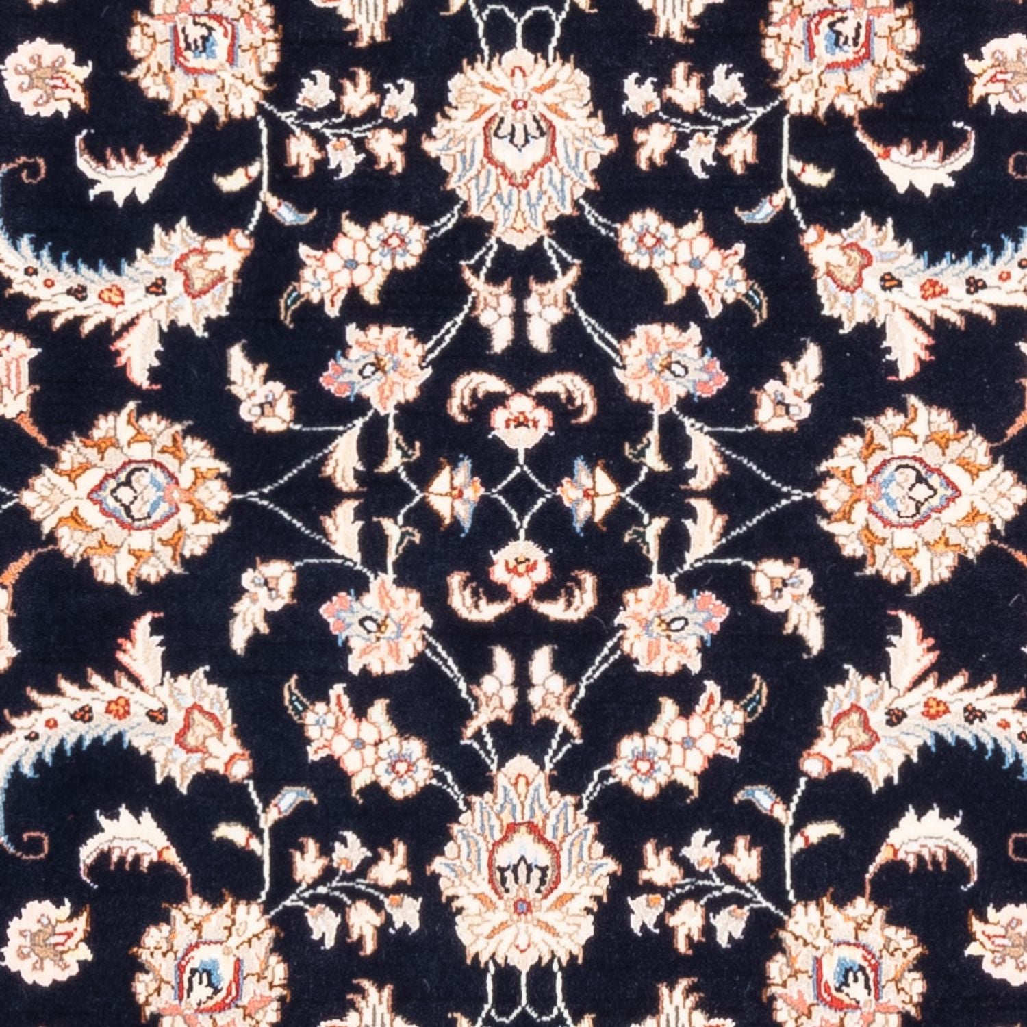 Alfombra persa - Tabriz - 200 x 150 cm - azul oscuro