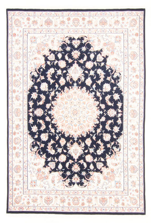 Alfombra Persa - Tabriz - Real - 237 x 167 cm - azul oscuro