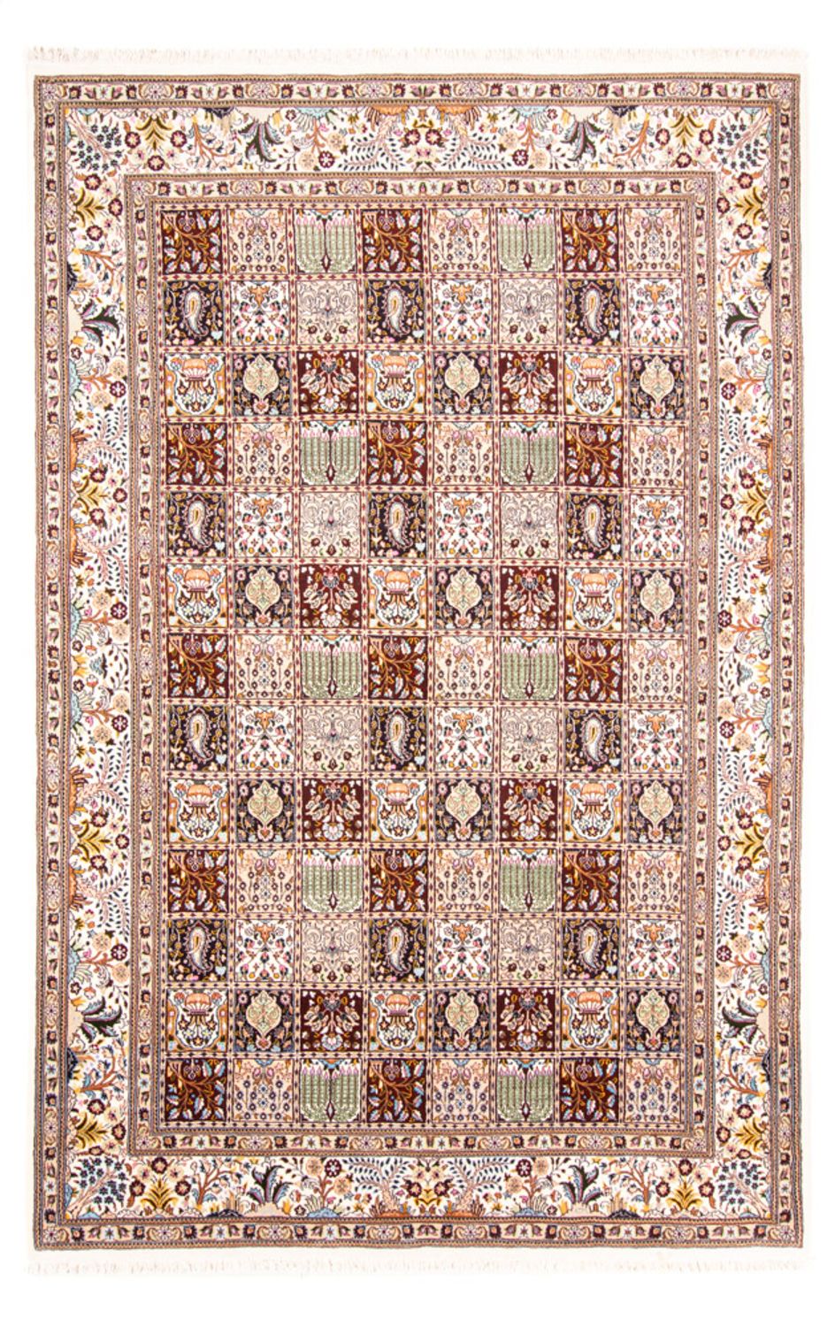 Alfombra persa - Clásica - 305 x 192 cm - crema