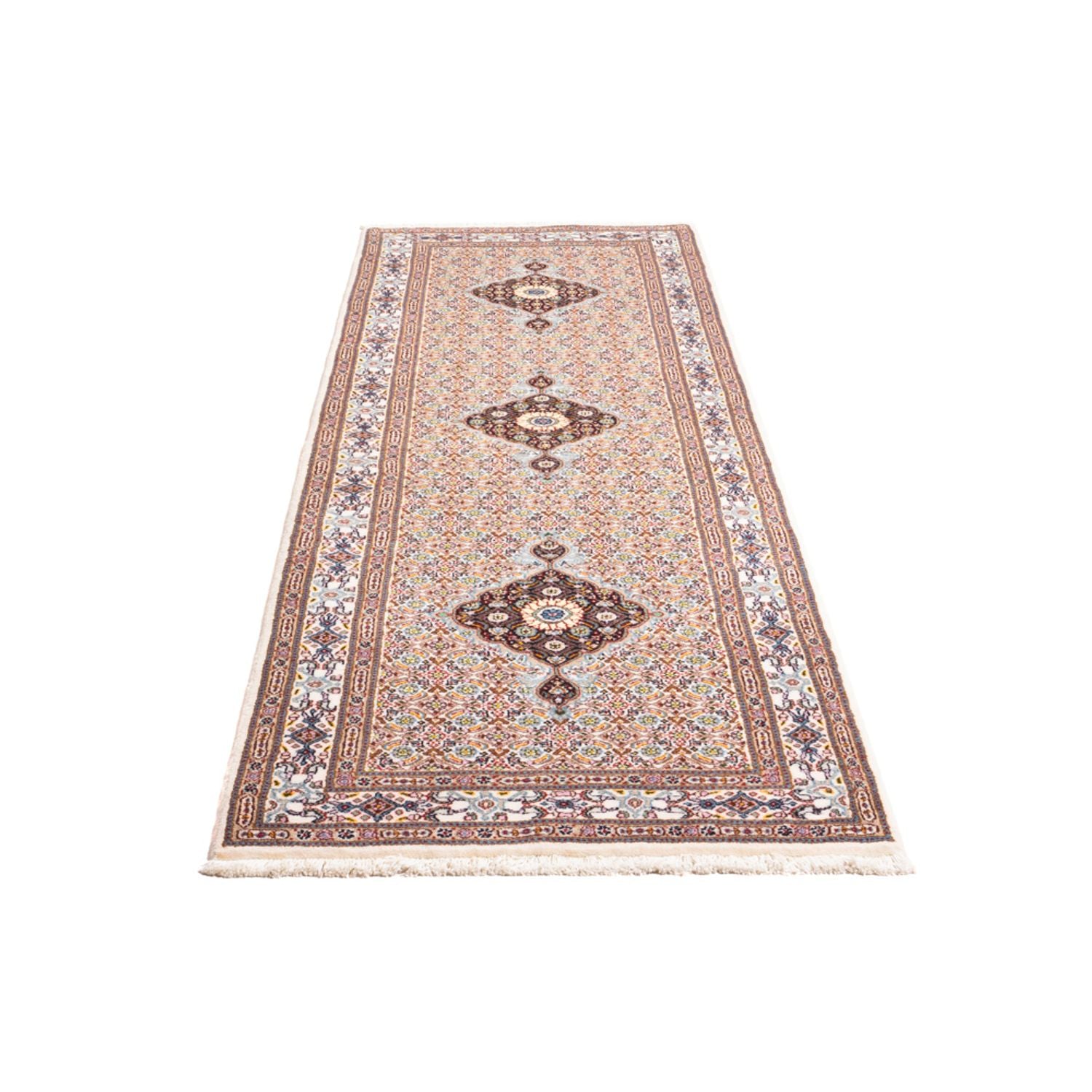Alfombra de pasillo Alfombra persa - Clásica - 243 x 78 cm - crema