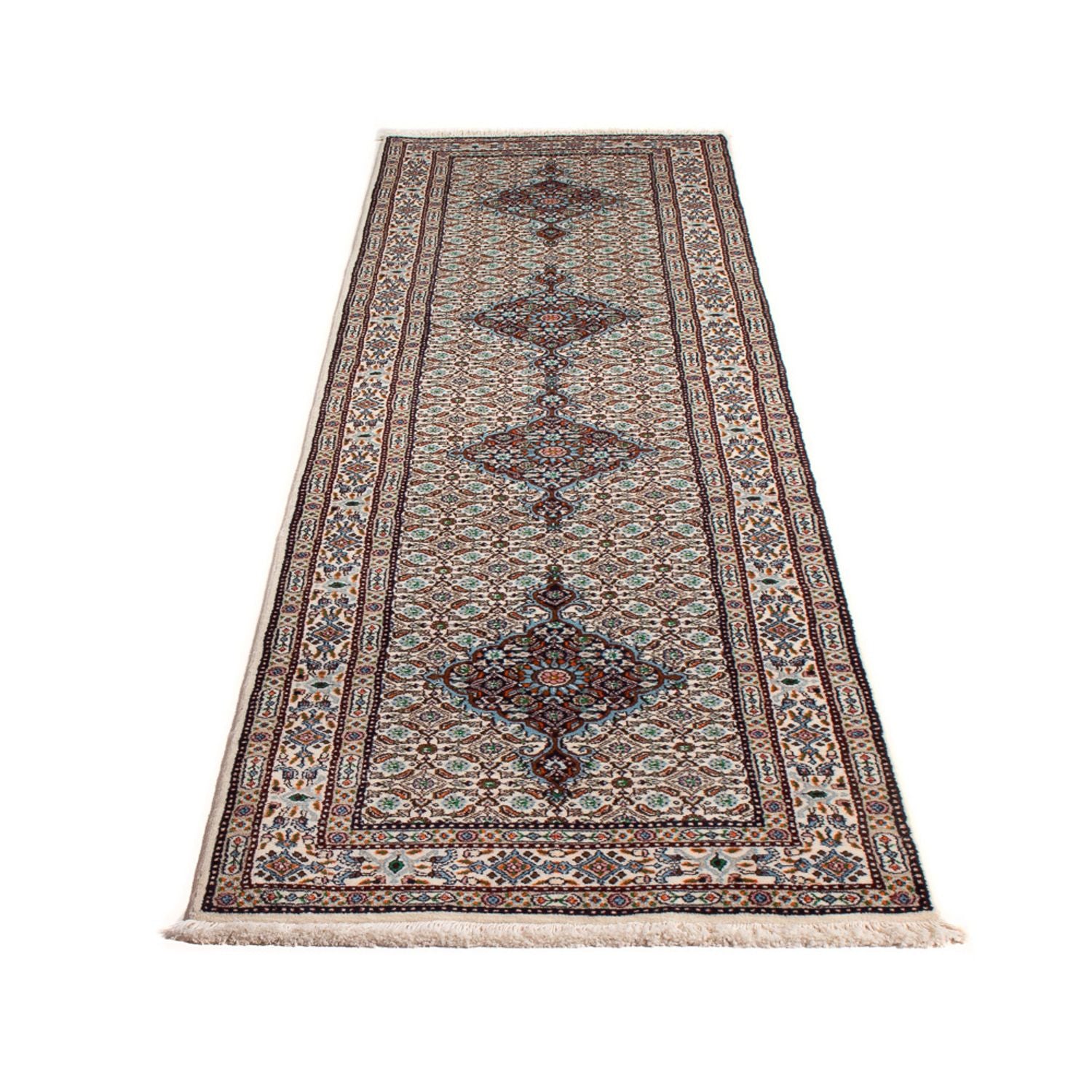 Alfombra de pasillo Alfombra persa - Clásica - 298 x 77 cm - crema