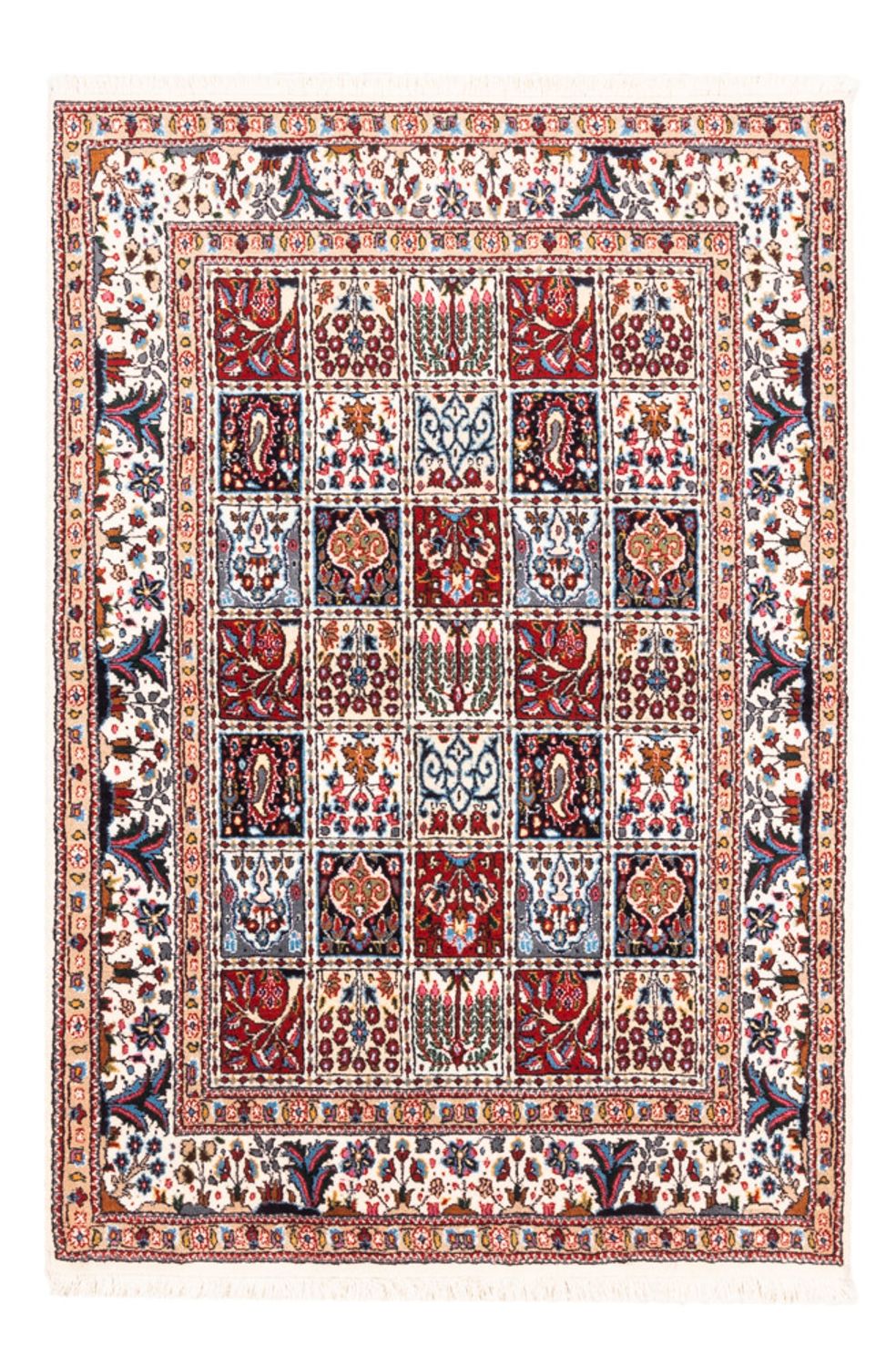 Alfombra persa - Clásica - 144 x 98 cm - multicolor