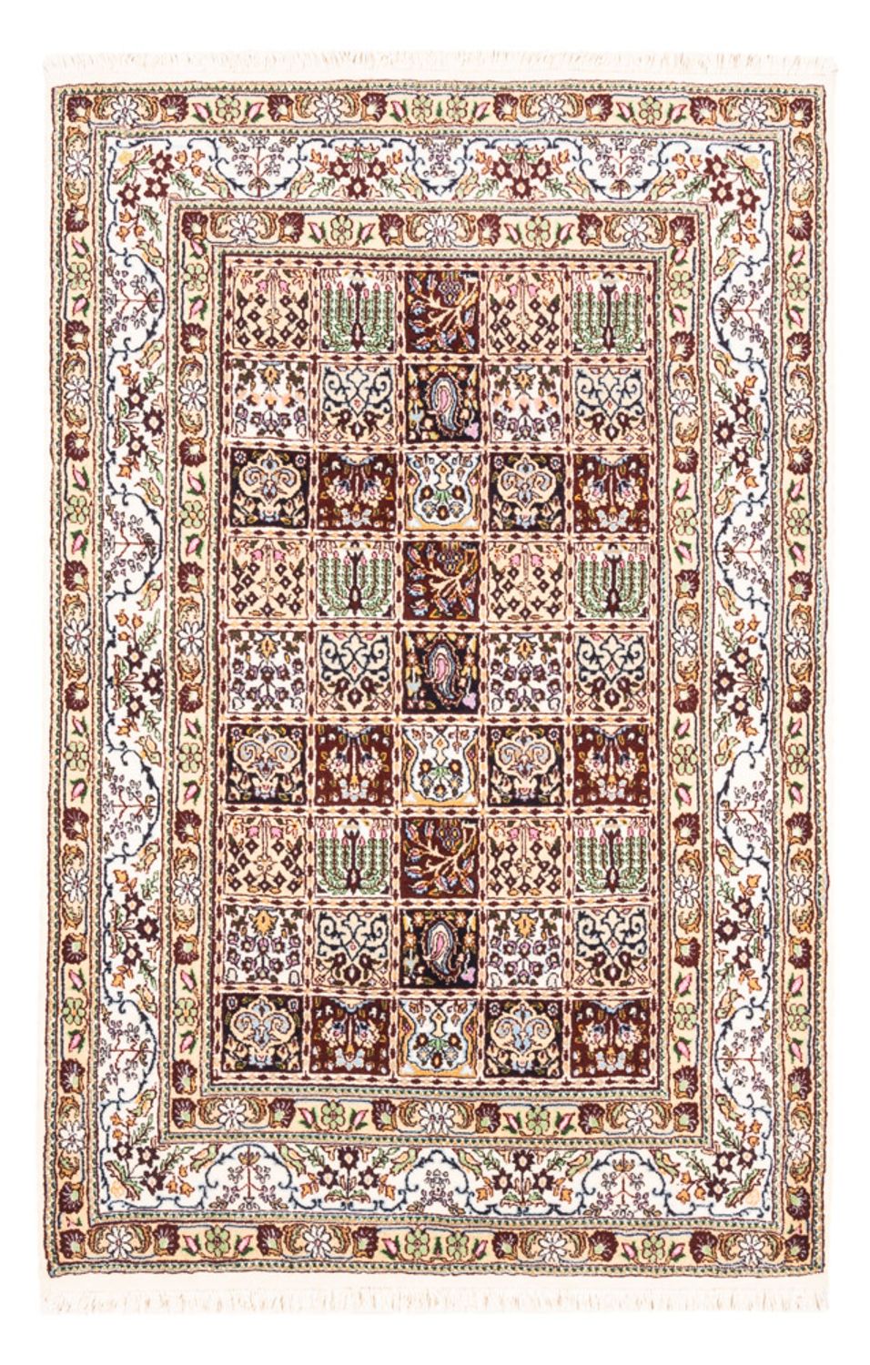 Alfombra persa - Clásica - 147 x 97 cm - multicolor