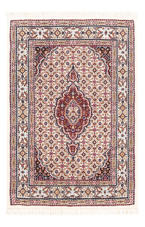 Alfombra persa - Clásica - Real - 117 x 81 cm - beige