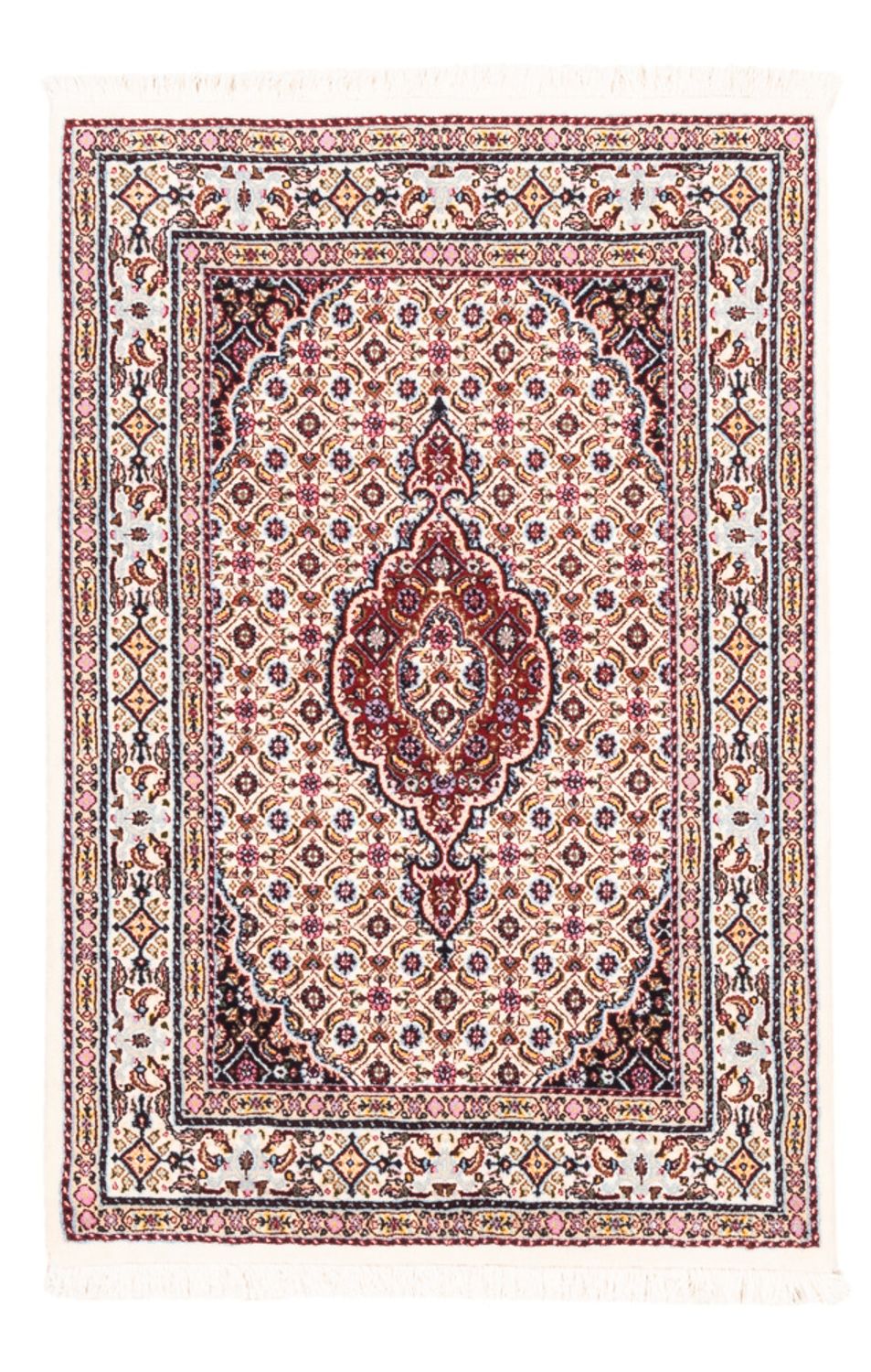 Alfombra persa - Clásica - Real - 120 x 80 cm - beige
