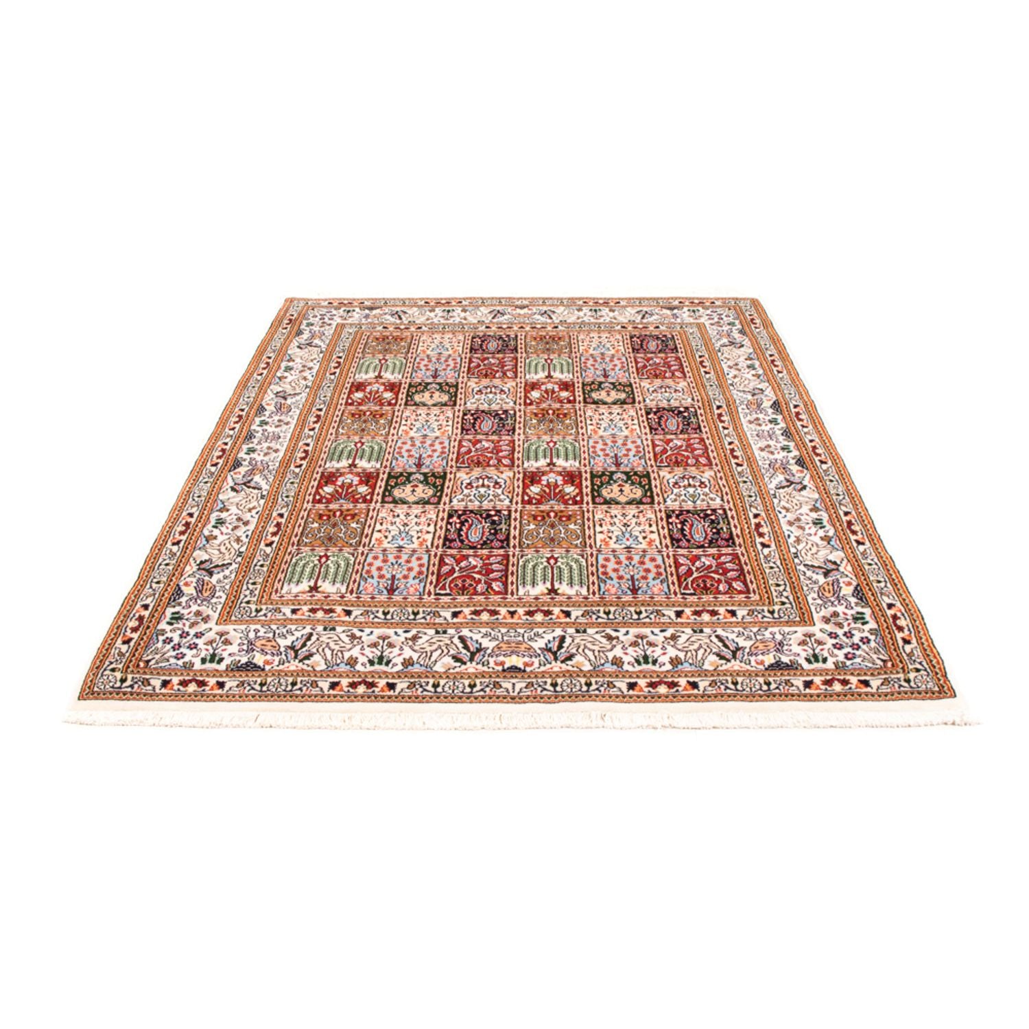 Alfombra persa - Clásica - 196 x 146 cm - crema