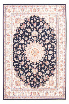 Alfombra Persa - Tabriz - Real - 236 x 169 cm - azul oscuro