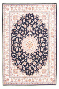 Alfombra Persa - Tabriz - Real - 236 x 169 cm - azul oscuro