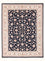 Alfombra Persa - Tabriz - Real - 201 x 149 cm - azul oscuro