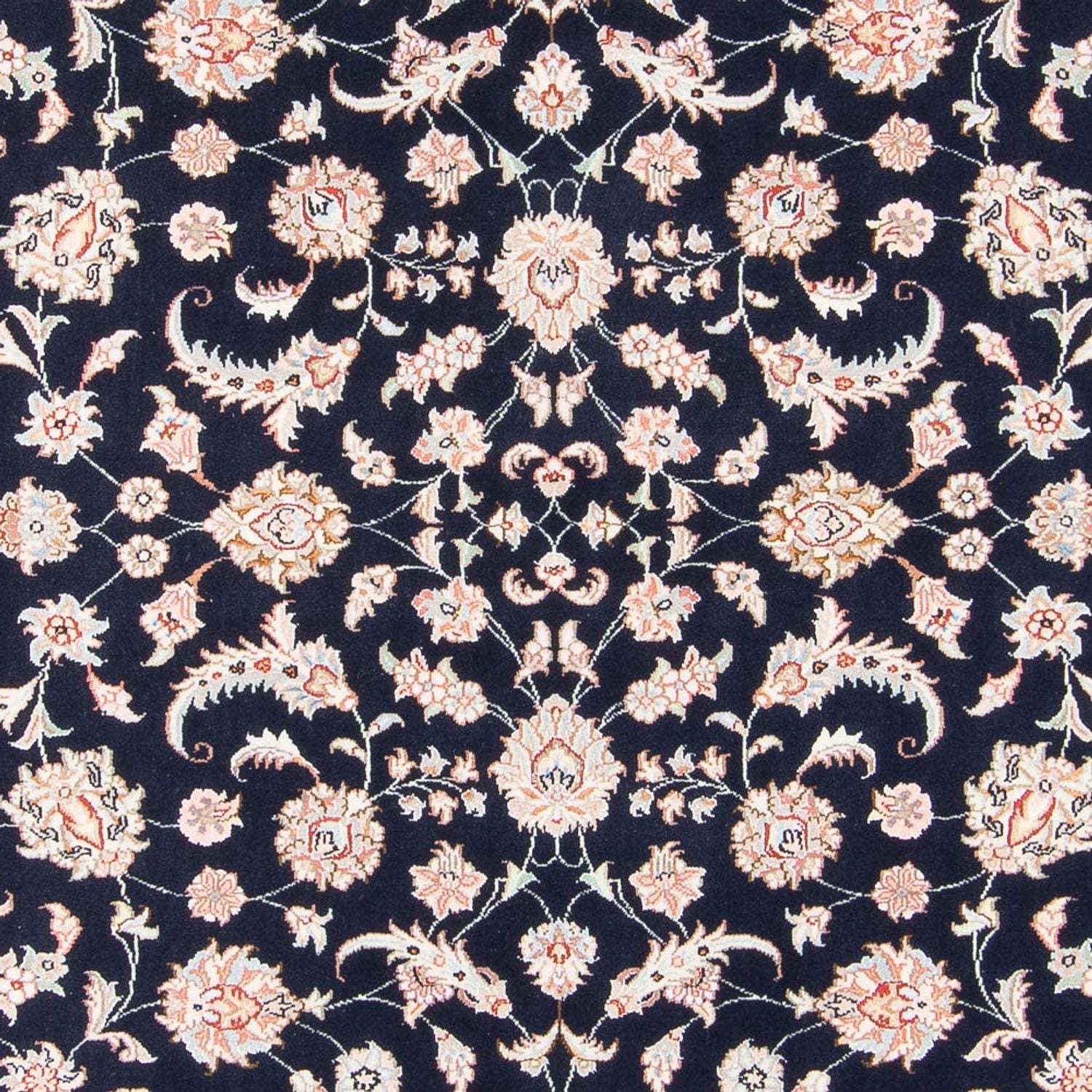 Alfombra Persa - Tabriz - Real - 201 x 149 cm - azul oscuro