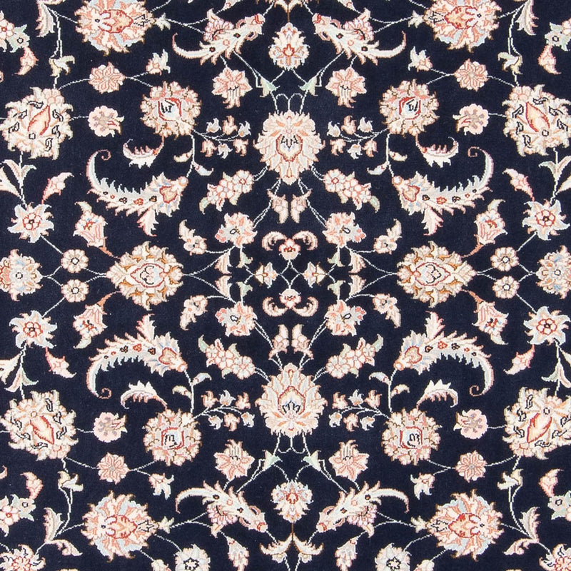 Alfombra Persa - Tabriz - Real - 201 x 149 cm - azul oscuro