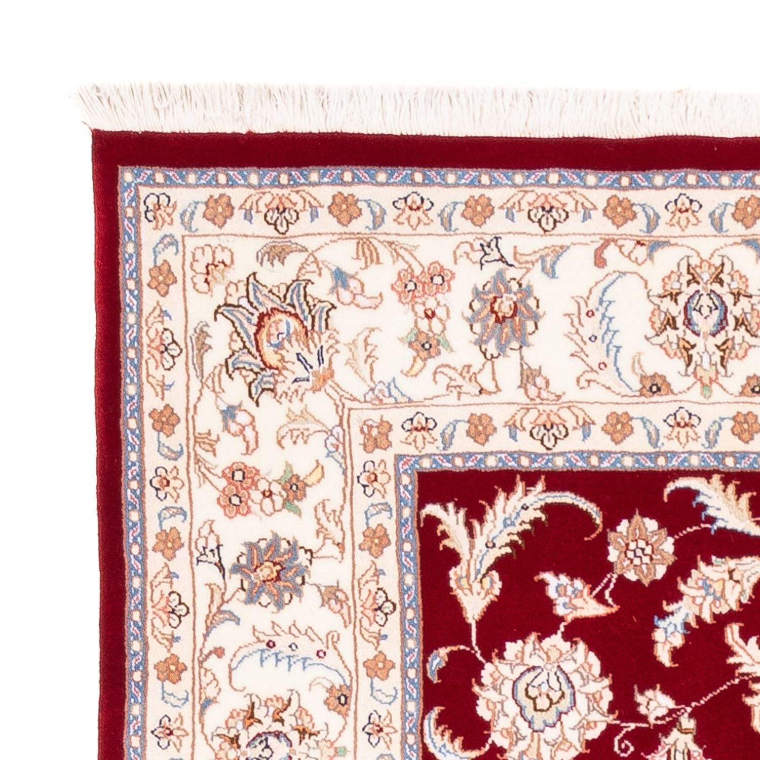 Alfombra persa - Tabriz - 199 x 147 cm - rojo