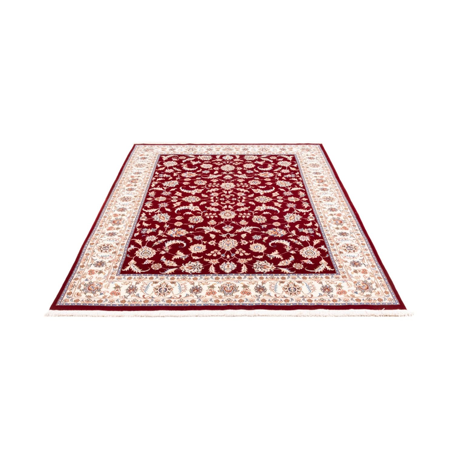 Alfombra persa - Tabriz - 199 x 147 cm - rojo