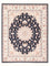 Alfombra Persa - Tabriz - Real - 197 x 149 cm - azul oscuro