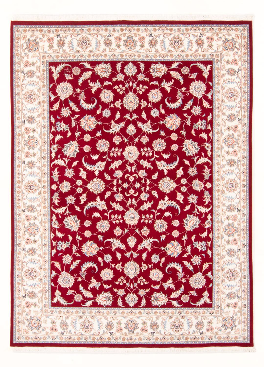 Alfombra Persa - Tabriz - Real - 206 x 147 cm - rojo
