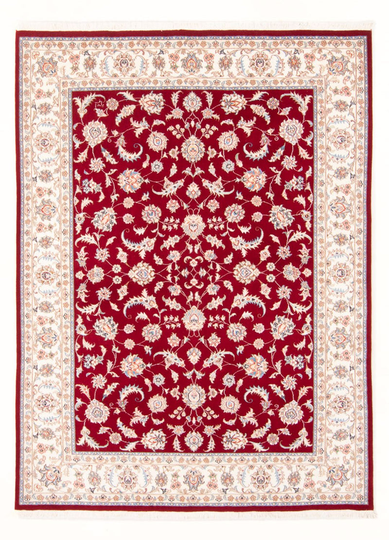 Alfombra Persa - Tabriz - Real - 206 x 147 cm - rojo