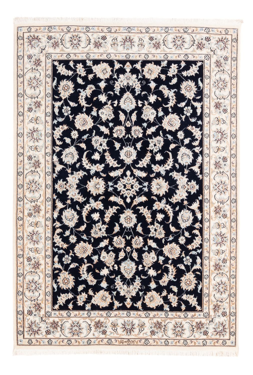 Alfombra Persa - Nain - Prima - 171 x 120 cm - rojo oscuro