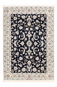 Alfombra Persa - Nain - Prima - 154 x 107 cm - azul oscuro