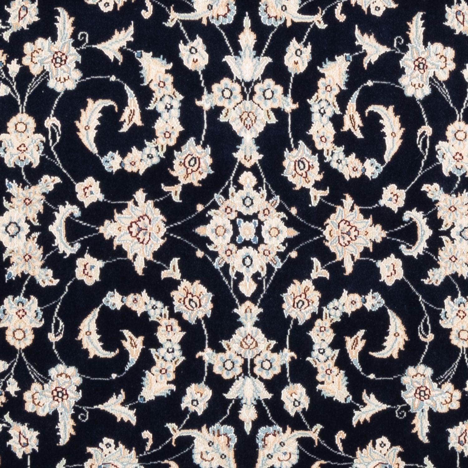 Alfombra Persa - Nain - Prima - 154 x 107 cm - azul oscuro