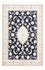 Alfombra Persa - Nain - Real - 155 x 105 cm - azul oscuro