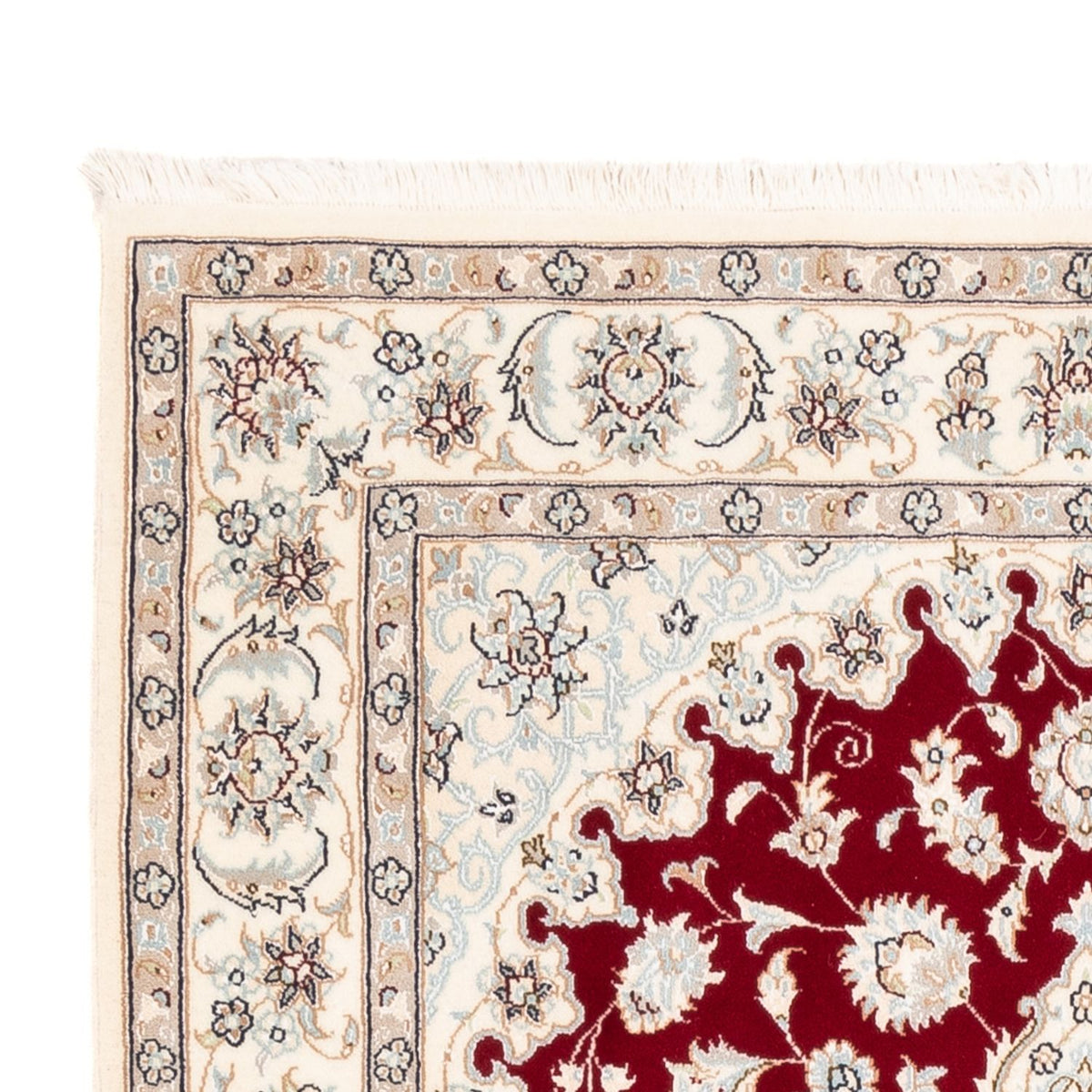 Alfombra Persa - Nain - Prima - 173 x 117 cm - rojo