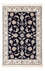 Alfombra Persa - Nain - Prima - 125 x 80 cm - azul oscuro