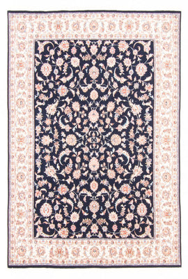 Alfombra Persa - Tabriz - Real - 236 x 166 cm - azul oscuro