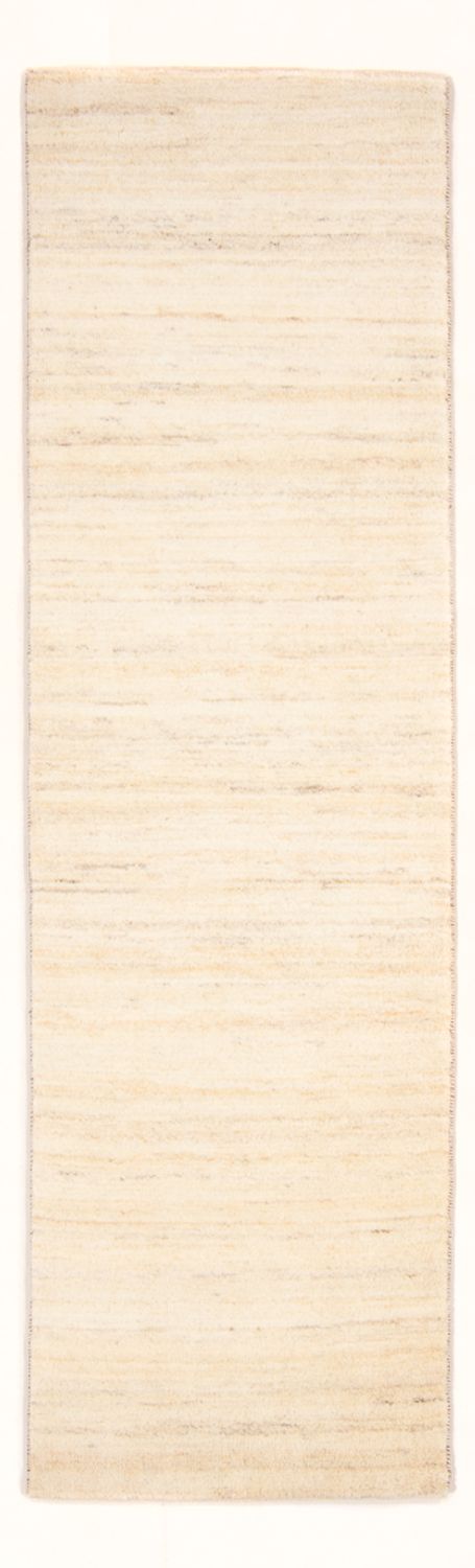 Alfombra de pasillo Alfombra Gabbeh - Persa - 243 x 72 cm - crema