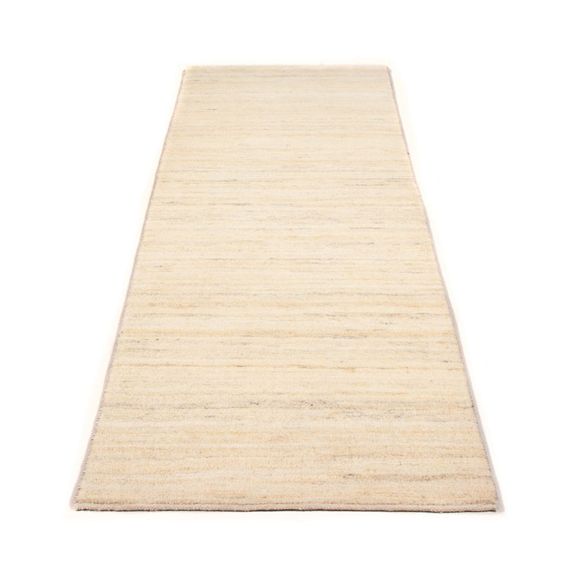Alfombra de pasillo Alfombra Gabbeh - Persa - 243 x 72 cm - crema