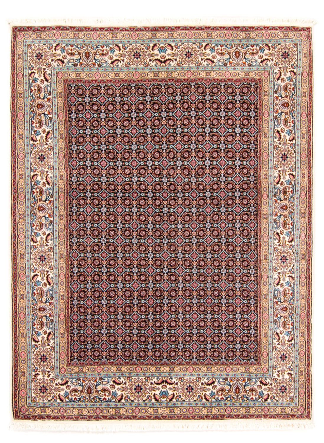 Alfombra persa - Clásica - 195 x 145 cm - azul oscuro