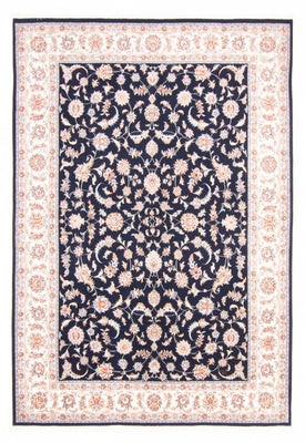 Alfombra Persa - Tabriz - Real - 245 x 170 cm - azul oscuro