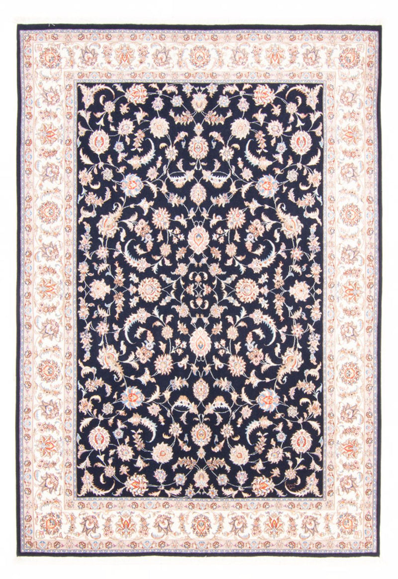 Alfombra Persa - Tabriz - Real - 245 x 170 cm - azul oscuro
