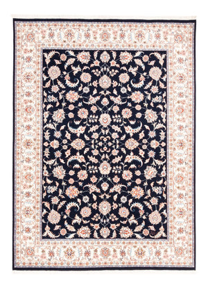 Alfombra persa - Tabriz - 200 x 149 cm - azul oscuro