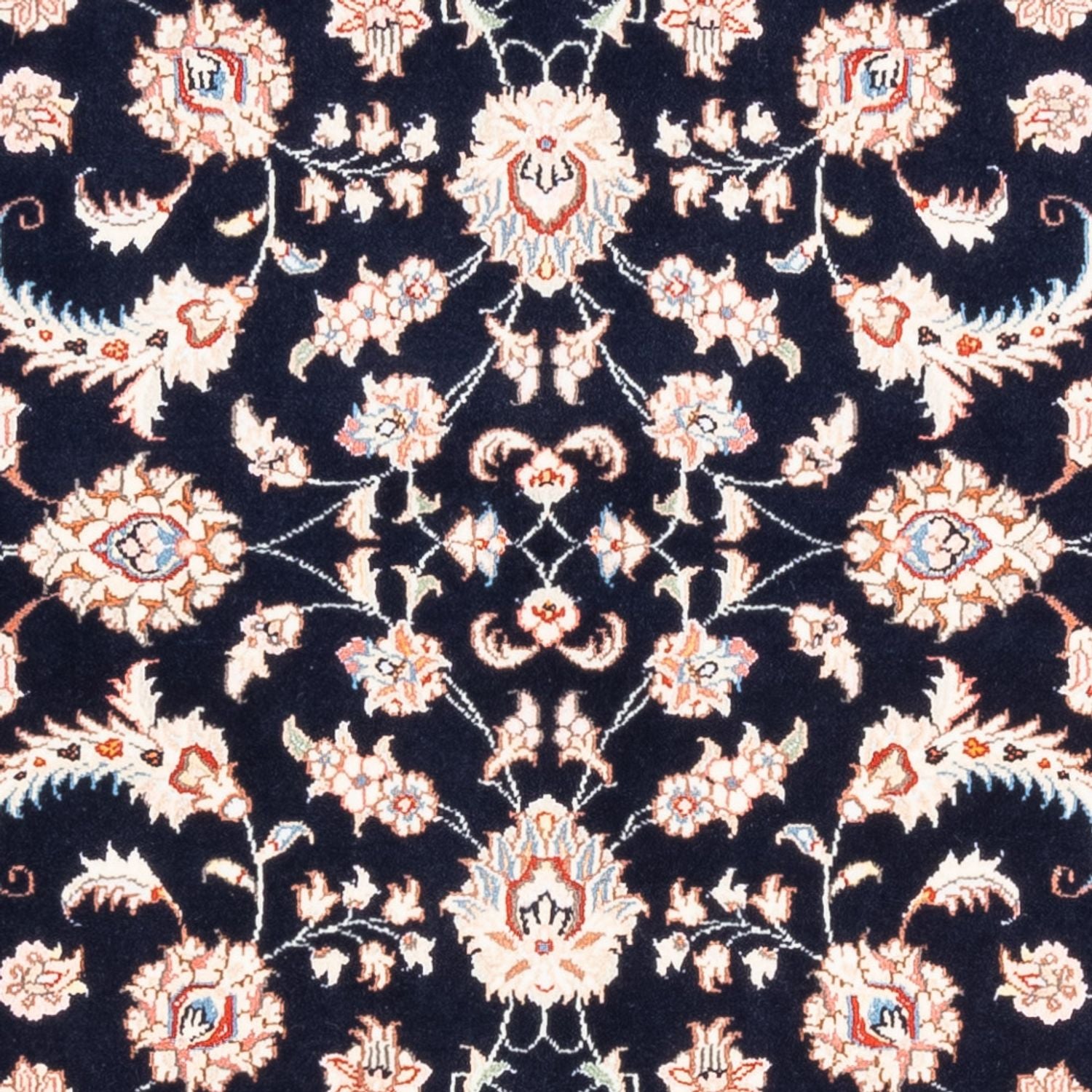 Alfombra persa - Tabriz - 200 x 149 cm - azul oscuro