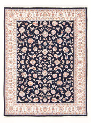 Alfombra Persa - Tabriz - Real - 196 x 150 cm - azul oscuro