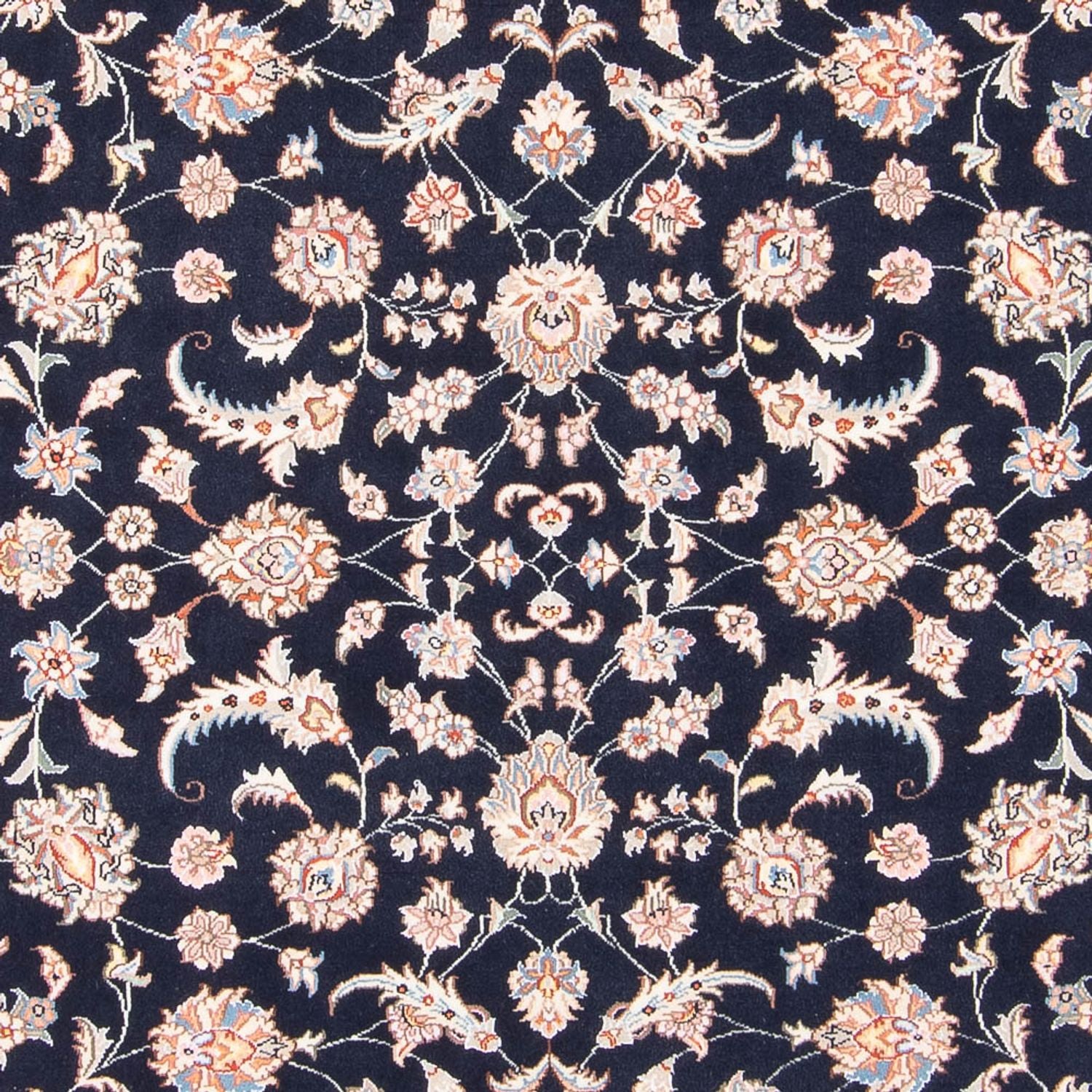 Alfombra Persa - Tabriz - Real - 196 x 150 cm - azul oscuro