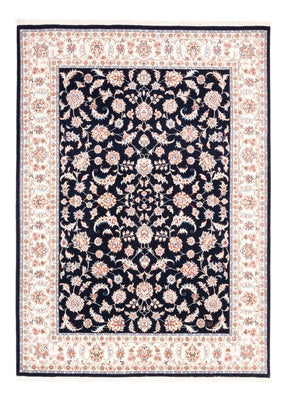 Alfombra persa - Tabriz - 201 x 150 cm - azul oscuro