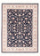 Alfombra Persa - Tabriz - Real - 201 x 150 cm - azul oscuro