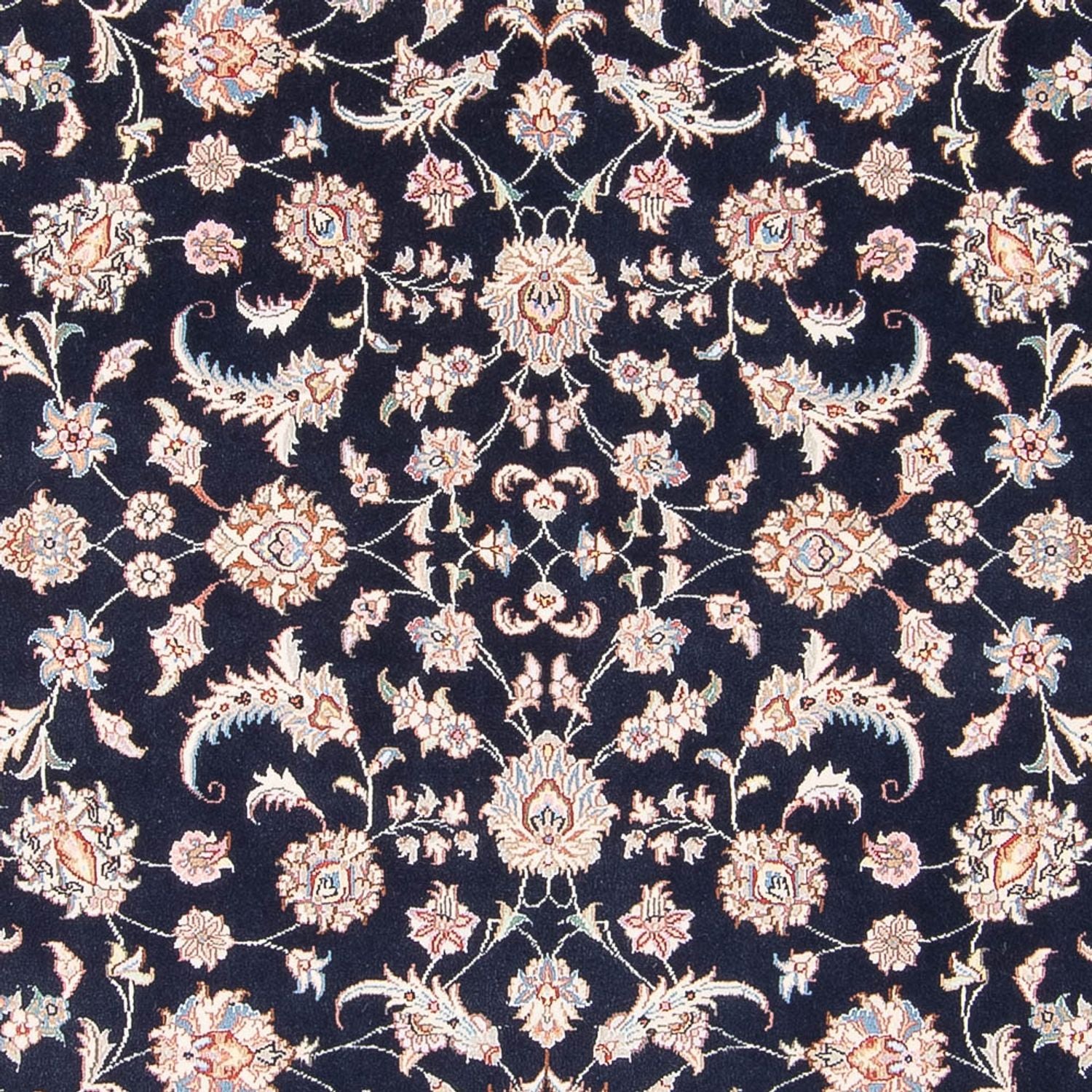 Alfombra Persa - Tabriz - Real - 201 x 150 cm - azul oscuro