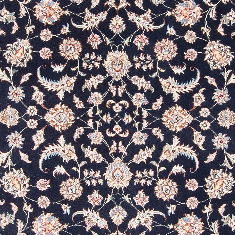 Alfombra Persa - Tabriz - Real - 201 x 150 cm - azul oscuro