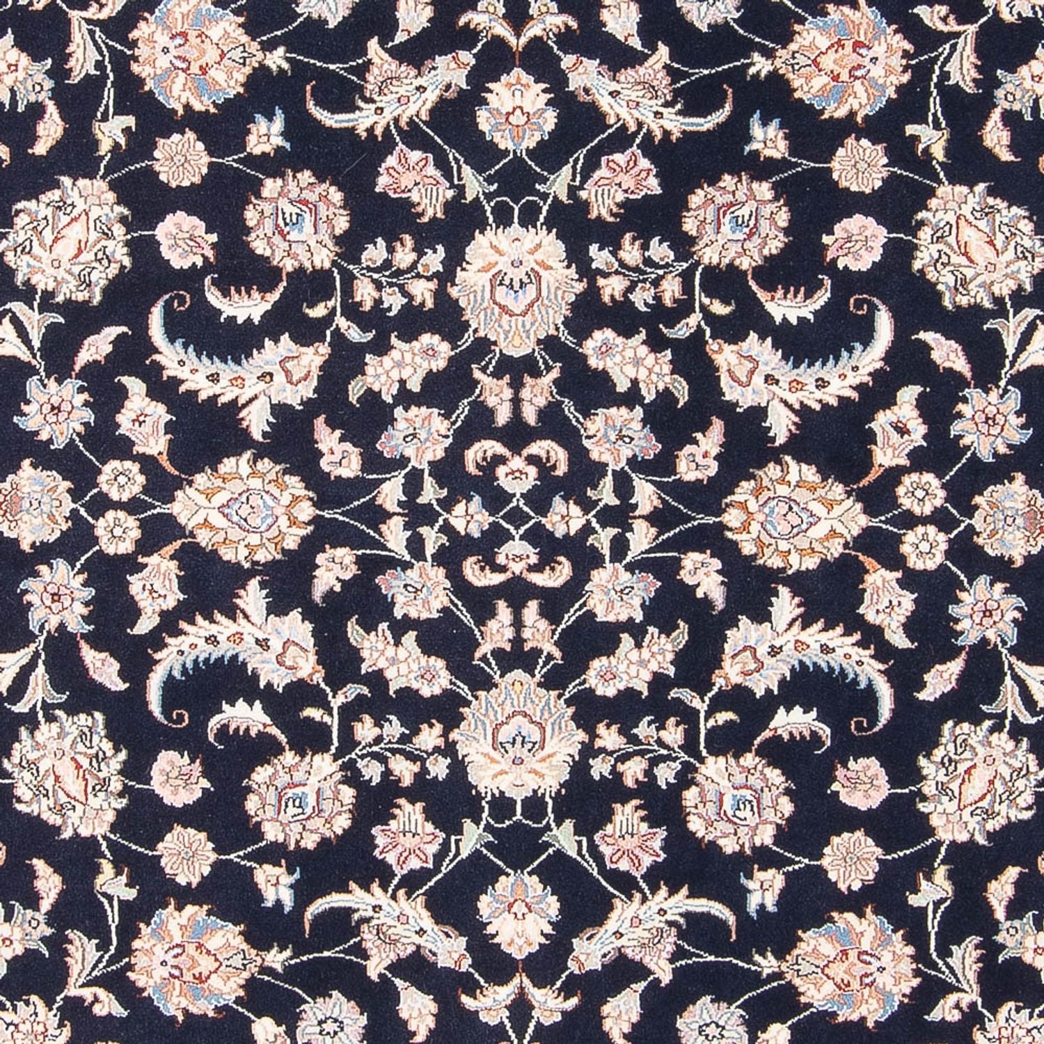 Alfombra Persa - Tabriz - Real - 202 x 151 cm - azul oscuro